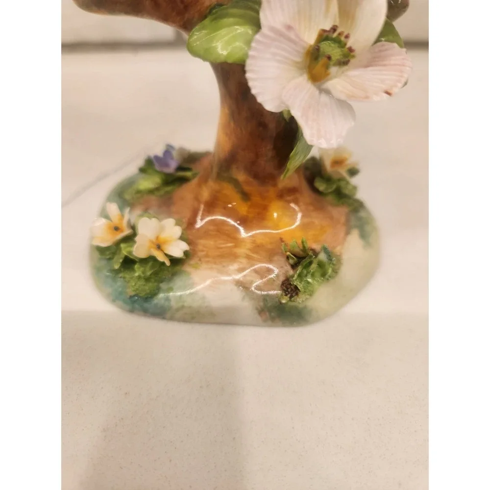 Vintage Crown Staffordshire Fine Bone China Chaffinch Bird Figurine By JT Jones